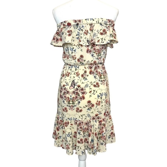 MAJE | Rinora Off The Shoulder Floral Dress - Picture 4 of 9